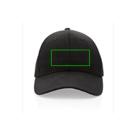 Casquette Impact 6 panneaux 280gr en coton recyclé avec traceur AWARE™